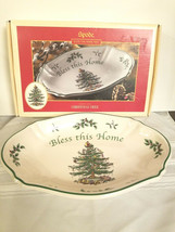 Spode Christmas Tree &quot;Bless This Home&quot;  Tray - $34.99