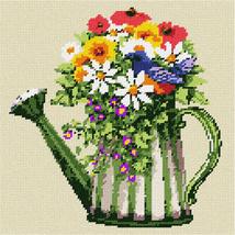 Pepita needlepoint canvas: Bird Flowers Can, 10&quot; x 10&quot; - £58.61 GBP+