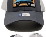 Checkered Flag Bronco New Ford Classic Gray White Mesh Snapback Era Hat Cap - $16.99