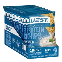 Tortilla Style Protein Chips - Ranch (8 Bags) - $65.43