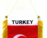 K&#39;s Novelties Turkey Mini Flag 4&quot;x6&quot; Window Banner w/Suction Cup - $2.88