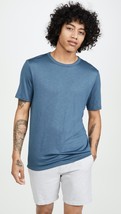 Theory Men&#39;s Essential Tee Anemone Milano Modal Jersey in Midnight-Size Large - £27.56 GBP