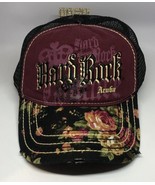 Hard Rock Cafe Couture Aruba Snapback Mesh Back Floral Embroidered Blend... - £32.68 GBP