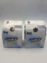 (2) L'eggs Sheer Energy Light Support Leg B Nude #97756 Control Top NEW - $18.69