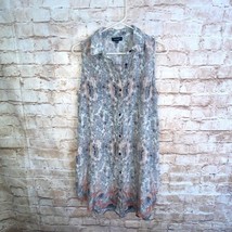 Tolani Silk Sleeveless Shirt Dress Size Medium - $44.54