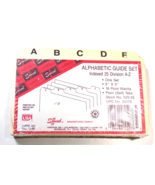 Smead -Alphabetic Guide Set Indexed 25 Division A-Z - 18 Point Manilla C... - $129.89 MXN