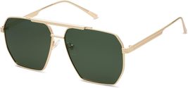 SOJOS Retro Oversized Square Polarized Sunglasses for Women and Men Vint... - £20.21 GBP