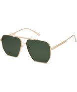 SOJOS Retro Oversized Square Polarized Sunglasses for Women and Men Vintage Shad - £20.38 GBP
