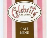 Celebrity Cafe &amp; Bakery Menu Dallas Texas Make the Day Special - £9.34 GBP