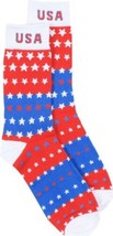 New nwt Tipsy Elves WOMEN&#39;S USA Flag SOCKS patriotic American fun red white blue - £7.85 GBP