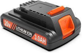 3000 Mah 20V Lithium Battery Replacement For Black And Decker 20V Lithium - $32.98