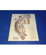 1973 Evel Knievel Iron-On Decal Transfer Ideal Stunt Cycle 8x9 [NEW] - $29.00