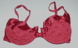 Red Lace Lingerie Floral Bra Cacique 36B - £14.62 GBP