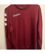 MENS Kappa Maroon Pullover Soccer Size Medium - $40.43 CAD