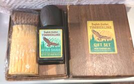 Vintage MEM English Leather Timberline AfterShave &amp; Soap on Rope Gift Bo... - $1,268.37 MXN