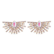 Stone earrings crystal ab multi color rhinestones boho wholesale wedding bridal jewelry thumb200