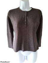 Norton Mcnaughton Petite Womens Sweater Size PS Black Long Sleeve - $11.87