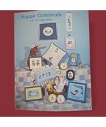 P.S. Its Cross Stitch Happy Cottontails Patterns Vintage 1980 In The Clover - $9.49