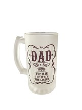 Personalised &amp; Custom Frosted Glass Beer Stein - £15.07 GBP