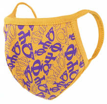 Omega Psi Phi Printed Face Mask with Filter Pocket - £16.03 GBP