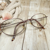 Liz Claiborne Gold Tone Oval Metal Eyeglasses FRAMES ONLY - L212 UT9 53-18-135 - £12.41 GBP