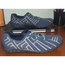 Rockport Adiprene By Adidas Walkability Women&#39;s 9 Blue Grey Lace-Up Shoes - £39.10 GBP