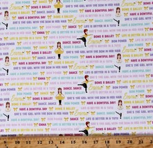 Cotton Emma the Ballerina The Wiggles Girls Fabric Print by the Yard D503.42 - £10.34 GBP