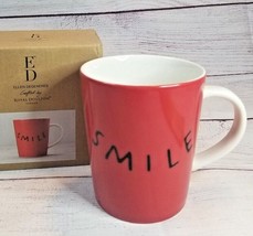 Smile Red Mug Ellen Degeneres Collection Royal Doulton 16.5 oz New in Box - £10.78 GBP