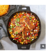 Pampered Chef  5 12&quot; CAST IRON SKILLET Item#100179 - £51.91 GBP