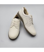 Vintage 50s 60s Scho-Ped Dr. Scholls White Leather Bucks Dress Shoes Wom... - £22.81 GBP