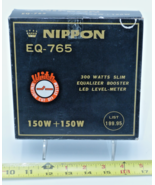 Nippon EQ-765 300 Watts Slim Equalizer Booster NEW/OLD STOCK - $198.00