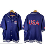 Vintage Roots Olympics Warm Up Jacket Size XXL 2XL Adult Mens Blue NEW 2... - £117.43 GBP