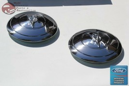 1935 Ford 8 Cylinder Car Pickup Truck Stainless Hub Caps Ford Script Pai... - $83.15