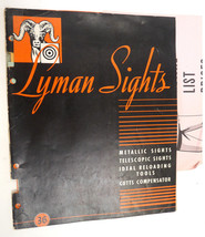 Vintage Lyman Sights 36 advertising catalog original price lists flyers ... - $54.00