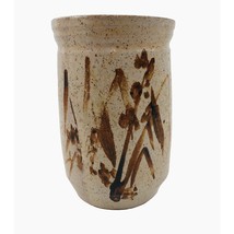 Vintage Bait Vase Studio Pottery Speckled Painted Home Decoration Signed... - £31.10 GBP