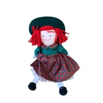 Eden 2000 Plush Stuffed Doll Madeline Green Dress 19.5 in Tall - £28.63 GBP