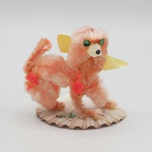 Pink Poodle Dog Figurine Souvenir of Wildwood New Jersey - £19.77 GBP