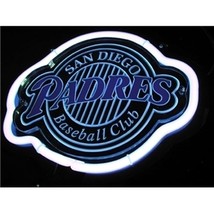 MLB San Diego Padres Baseball Beer Bar 3D Neon Light Sign 12" x 9" - £159.07 GBP