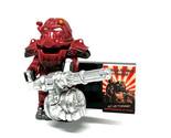 Fallout Power Armor Rod Red Flames Custom Minifigures - $11.45