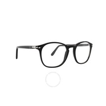 Persol PO3007V 95 Eyeglasses Black Frame Demo Lens 52mm - $273.00
