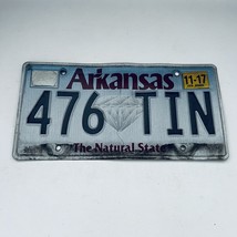 2017  Arkansas Natural State Passenger License Plate 476 TIN - $225.61 MXN
