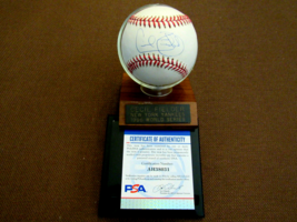 Cecil Fielder 1996 Wsc New York Yankees Signed Auto Oal Baseball PSA/DNA Base - £93.86 GBP
