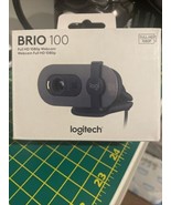 Logitech - Brio 100 1080p Full HD Webcam for Meetings and Streaming - Graphite - $24.74