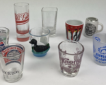 Lot of 11 Vintage Collectible Shot Glasses U.S. INT. Souvenir Toothpick ... - $26.72