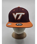 Virginia Tech Hokies Hat Cap Russell Athletic NCAA Maroon Orange Snapbac... - €16,94 EUR