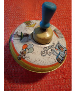 Vintage Ohio Art Spinning Top 304 1 179 Circus Train Theme /96 - $16.58