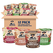 Instant Oatmeal Express Cups, 4 Flavor Variety Pack, 1.76 Ounce (Pack of... - £20.76 GBP