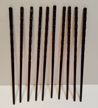 Cherry Wooden Reusable Chopsticks Set of 5 Pairs Food Sticks Dinnerware Utensils - £18.25 GBP