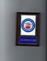 Houston Oilers Championships Plaque Football Afl Champs - $4.94