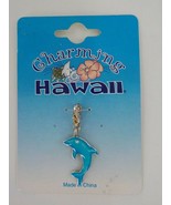 CHARMING HAWAII DOLPHIN CHARM ONLY 1 PIECE MULTI COLOR LOBSTER CLAW CLAS... - $1.99